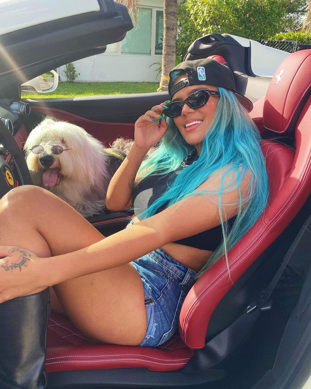 Al parecer, de esta manera festejó 14 años de carrera.