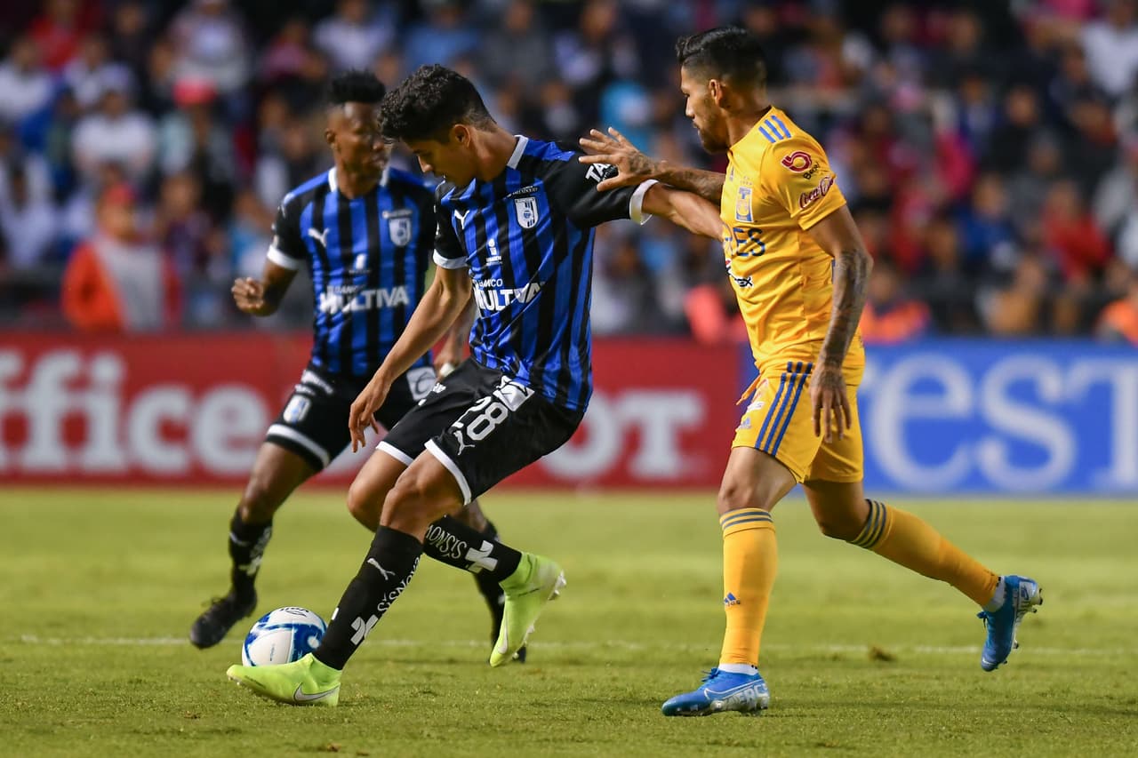 Querétaro y Tigres dividen puntos y ambos llegan a 28 unidades que los situan en la cuarta y quinta posición al momento.