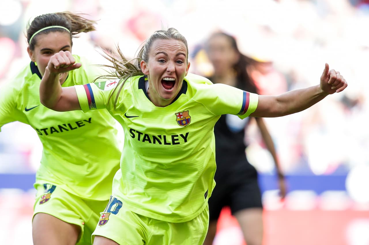 Barcelona se impuso 2-0 en su visita al Atlético de Madrid en el Wanda Metropolitano con goles de Asisut Oshoala y Toni Duggan para quedar a 3 puntos del equipo colchonero, líder del torneo.