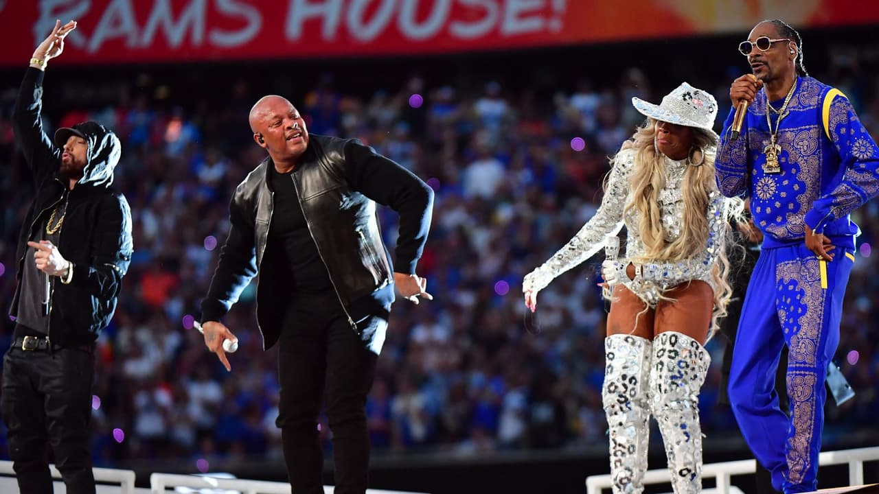 El rap y hip-hop se adueñaron del show del medio tiempo del Super Bowl LVI.