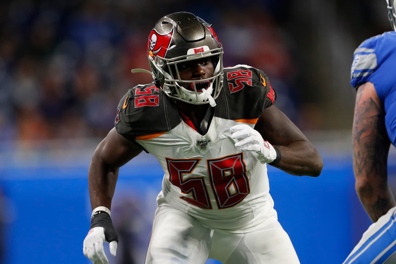 <b>9.- Shaquil Barrett</b>
<br>Los Buccaneers probablemente traten de retener a este jugador después de su sorprendente arranque de temporada con 19.5 sacks. Aunque nada es seguro.