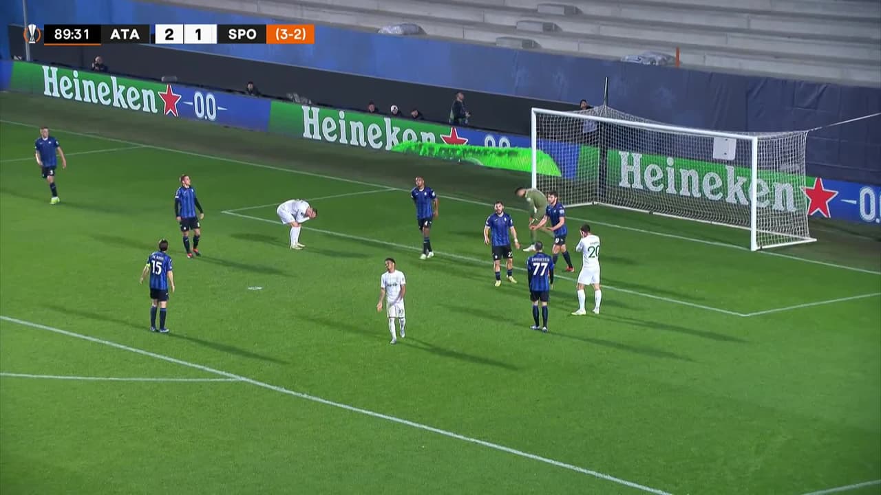 ¡TIRO ATAJADO! disparo por Nuno Santos.