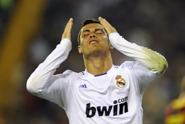 Cristiano Ronaldo pasaba más problemas para tener el balón en la zona baja de los rivales.