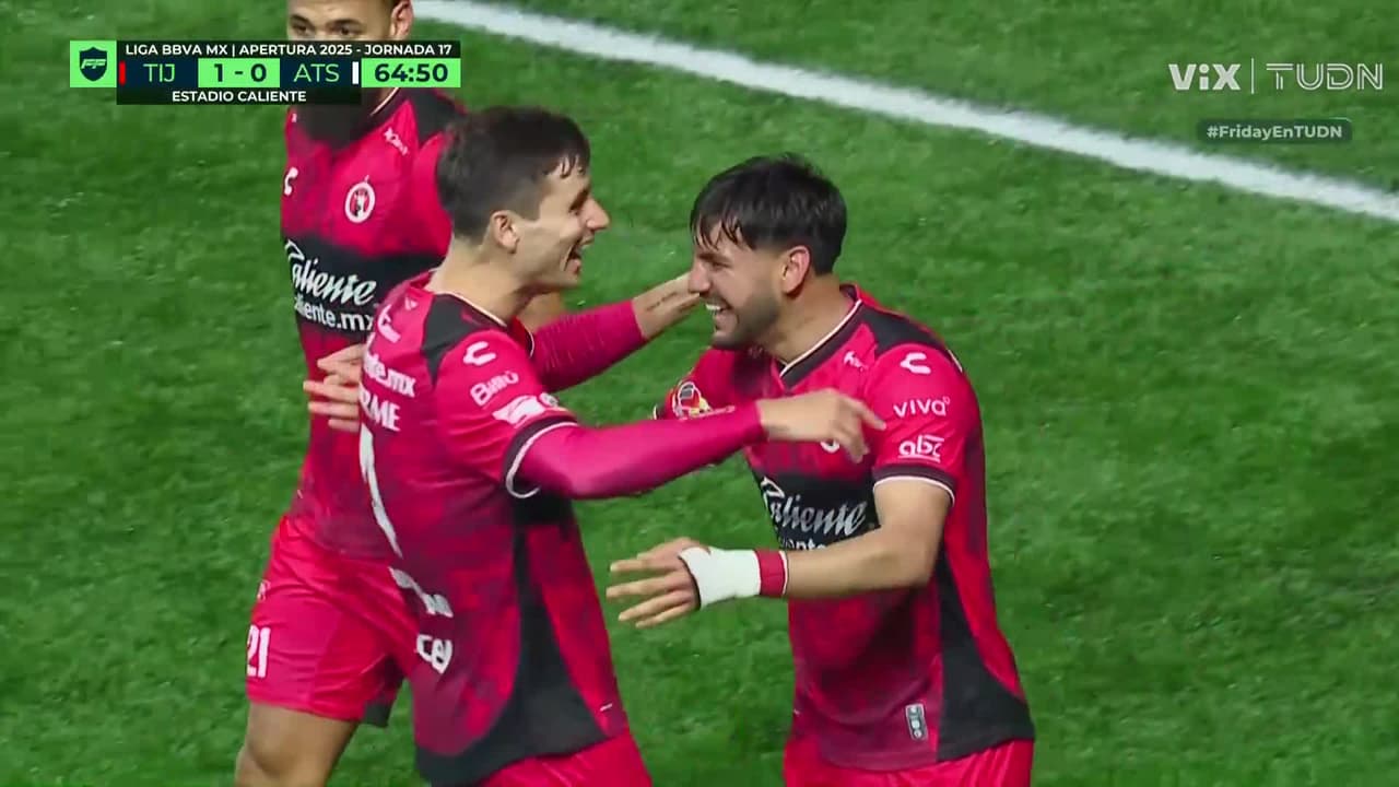 ¡Gol de Xolos! ¡Jesús Gómez gana por alto y de cabeza vence a Camilo!