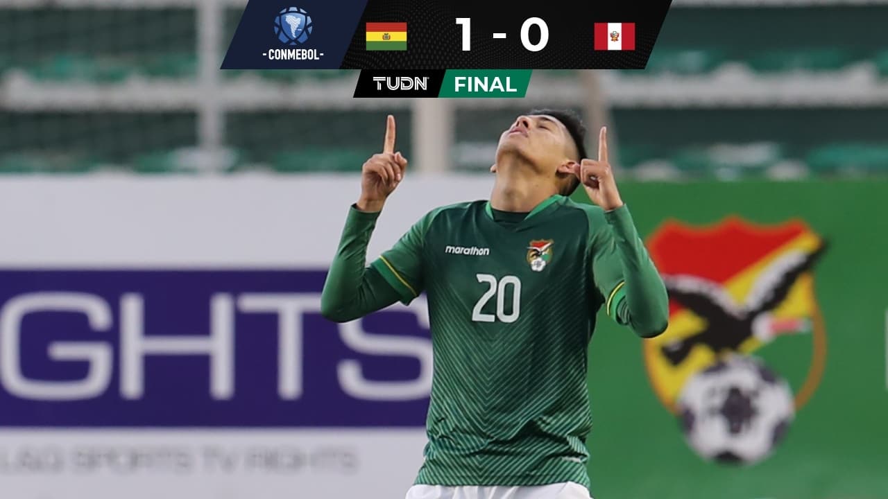Bolivia vence 1-0 a Perú y suma segundo triunfo en eliminatorias