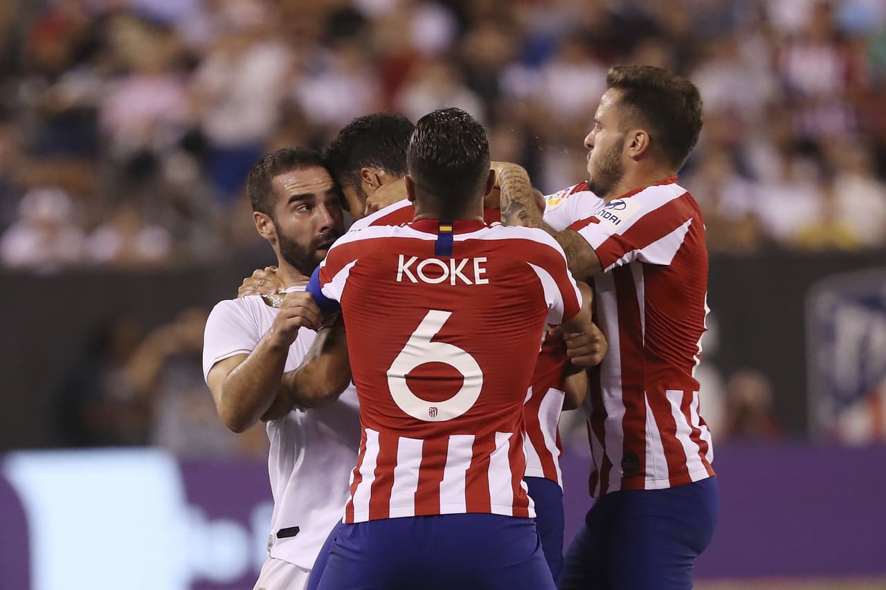 Diego Costa y Dani Carvajal se fueron expulsados por pelear
