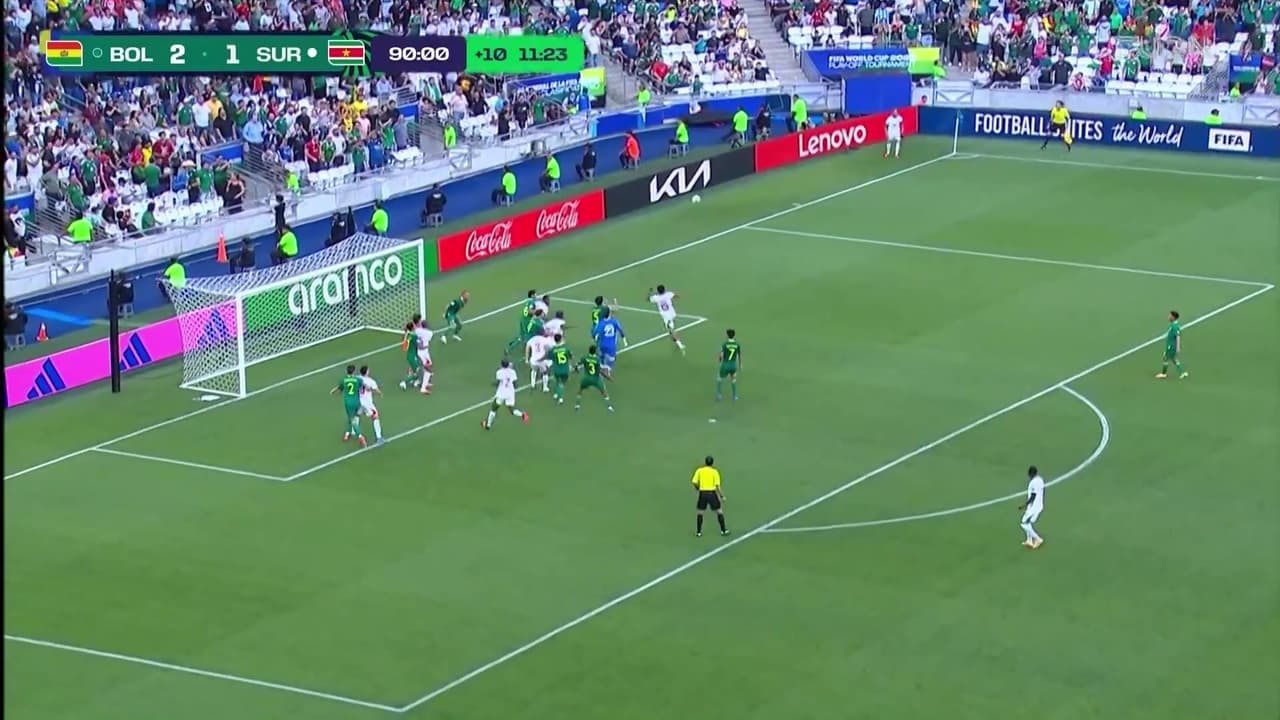 ¡Final cardíaco entre Bolivia y Surinam! Bolivia está a un pasito del Mundial