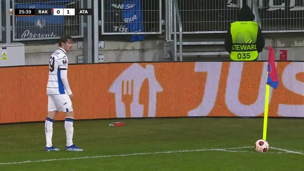 ¡GOL!  anota para Atalanta. Giovanni Bonfanti