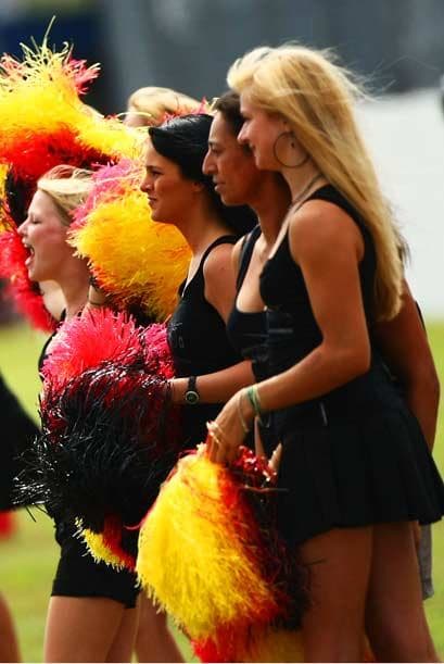 Las alemanas vieron a su compatriota Vettel arrancar desde la 'pole position', pero esa fue toda su alegría.