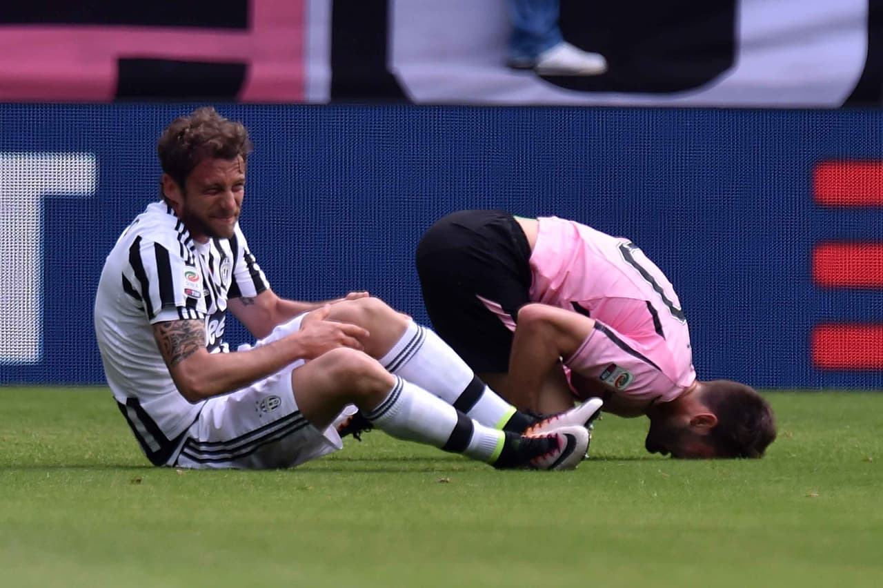 Claudio Marchisio tiene roto el ligamento de la rodilla y se perderá la Eurocopa