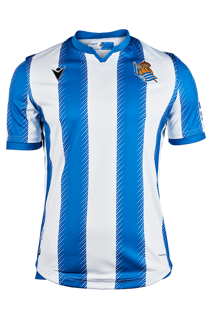 La Real Sociedad presentó sus dos uniformes de la siguiente temporada –así como los dos de portero y la ropa de presentación– con diseños exclusivos y vanguardistas. De quedarse, Moreno tendrá una piel de primera calidad en el fútbol español.