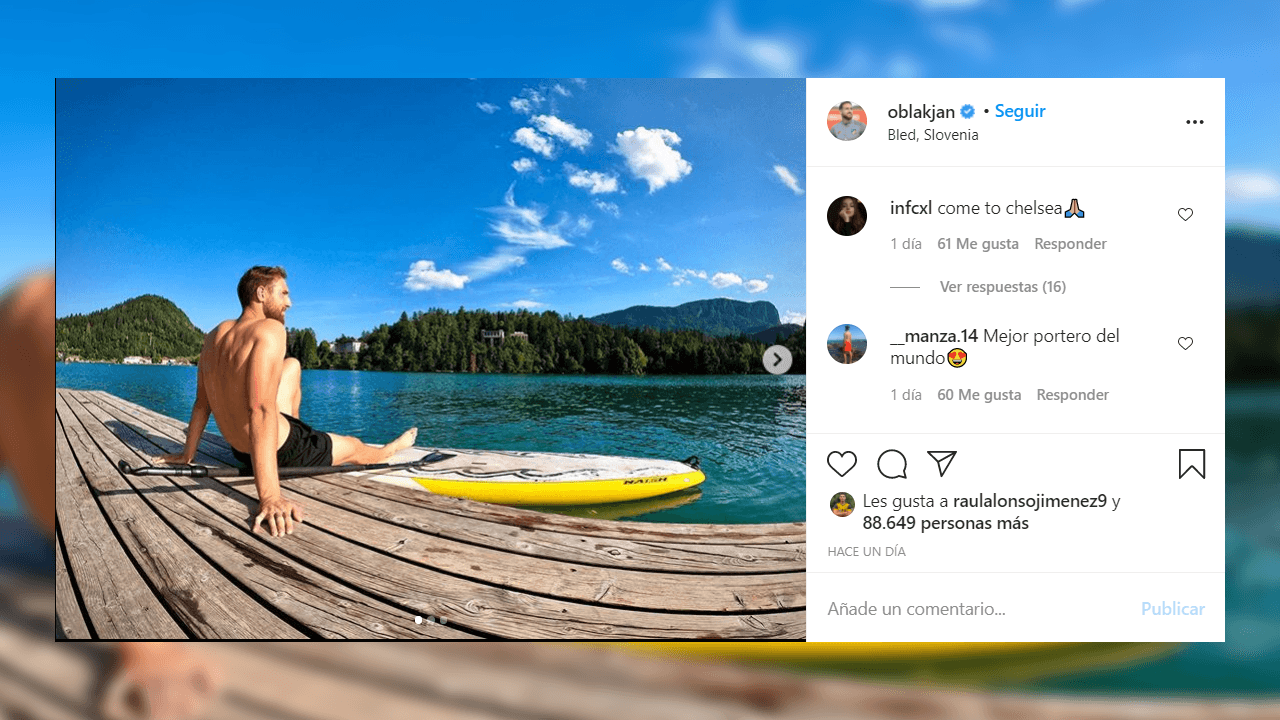 Jan Oblak en Eslovenia