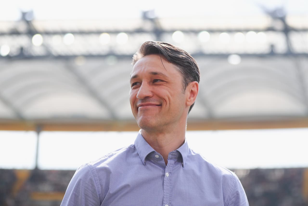El técnico Nico Kovac del Eintracht Frankfurt luego de conocerse que será el próximo en el banquillo de Bayern Munich.