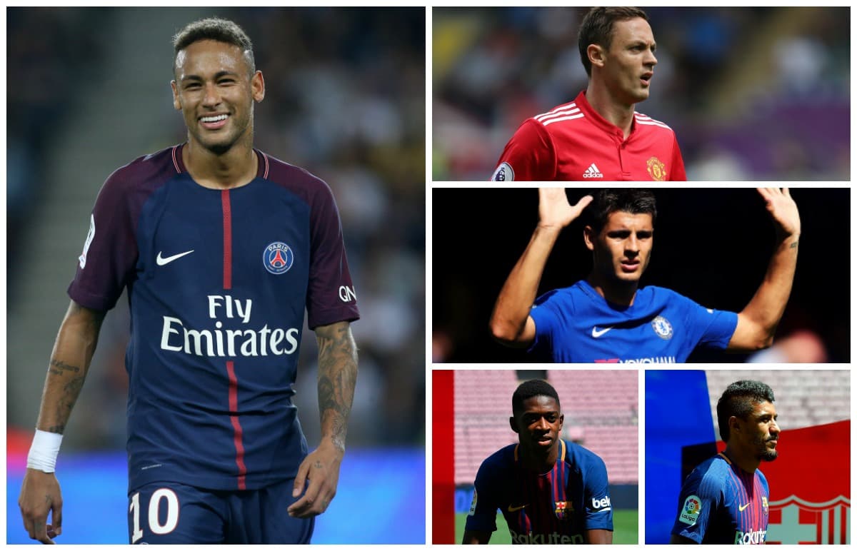 Con Mbappé, Drinkwater y Zappacosta, traspasos de último momento, esta es la lista de los fichaje smás costosos del mercado de verano.