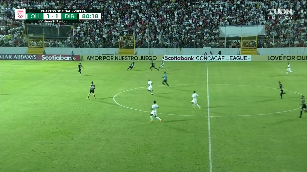 ¡GOOOL! Jorge Benguché anota para Club Deportivo Olimpia.