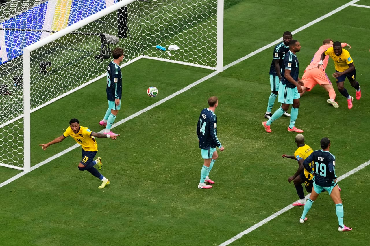 Las mejores imágenes del encuentro entre Ecuador y Alemania en la fase de grupos de la Copa Mundial