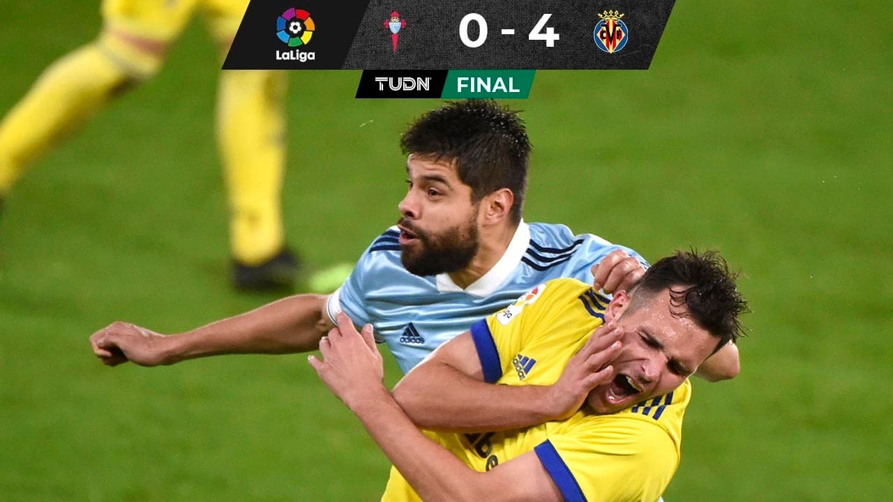 Celta es aplastado por el Villarreal en casa con Néstor Araujo todo el encuentro