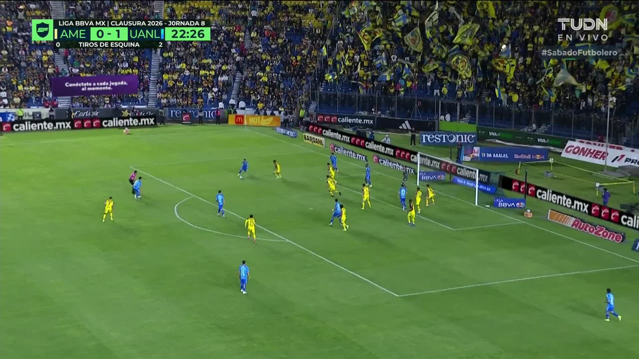 ¡GOL!  anota para Tigres. Jesús Angulo