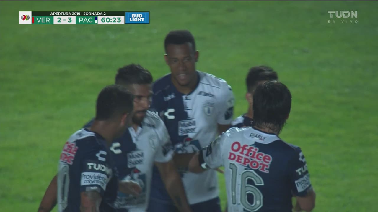 El colombiano Jonathan Copete salió de la banca y se estrenó con el 3-2 del Pachuca