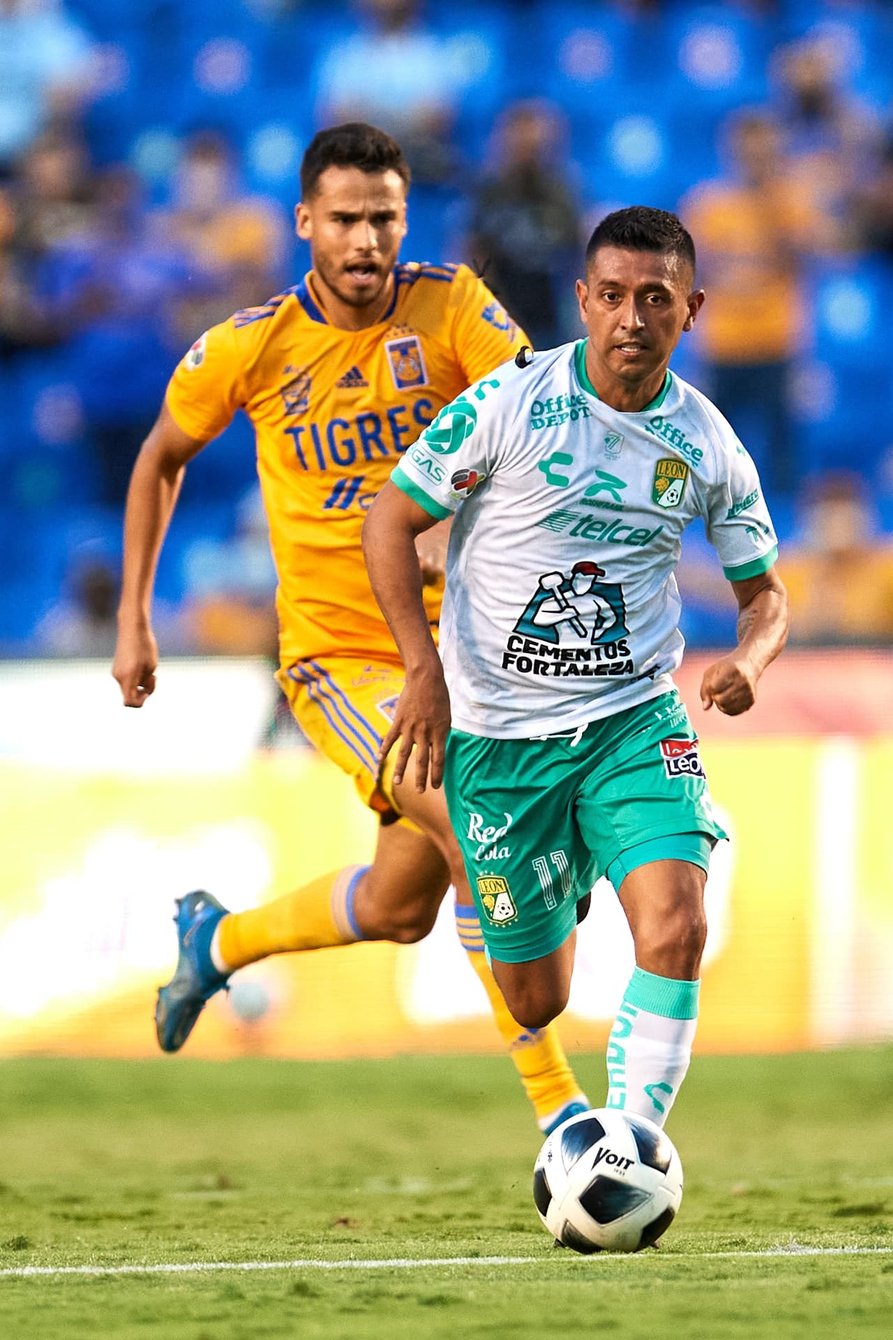 El Patrullero fue un auténtico dolor de cabeza para la zaga de la UANL, sobre todo en la primera mitad.