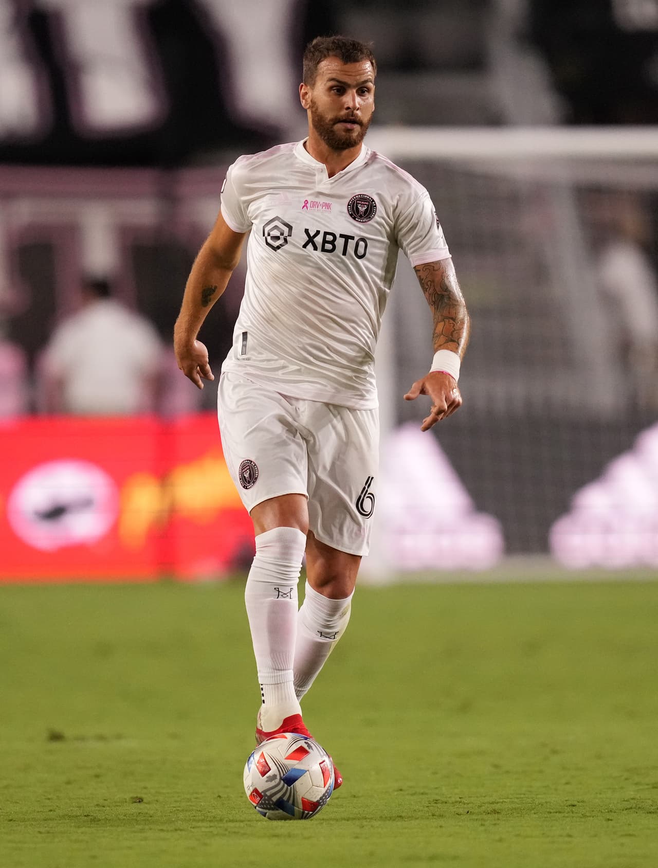 LPG, durante su paso por Inter Miami CF, luego de haber debutado en la MLS con Atlanta United FC.