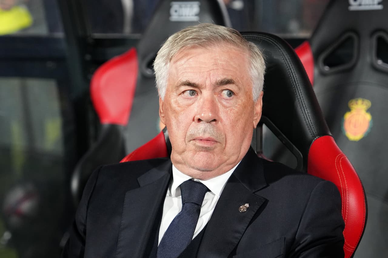 El técnico del Real Madrid, Carlo Ancelotti, queda poco satisfecho tras empate ante el Mallorca en LaLiga.