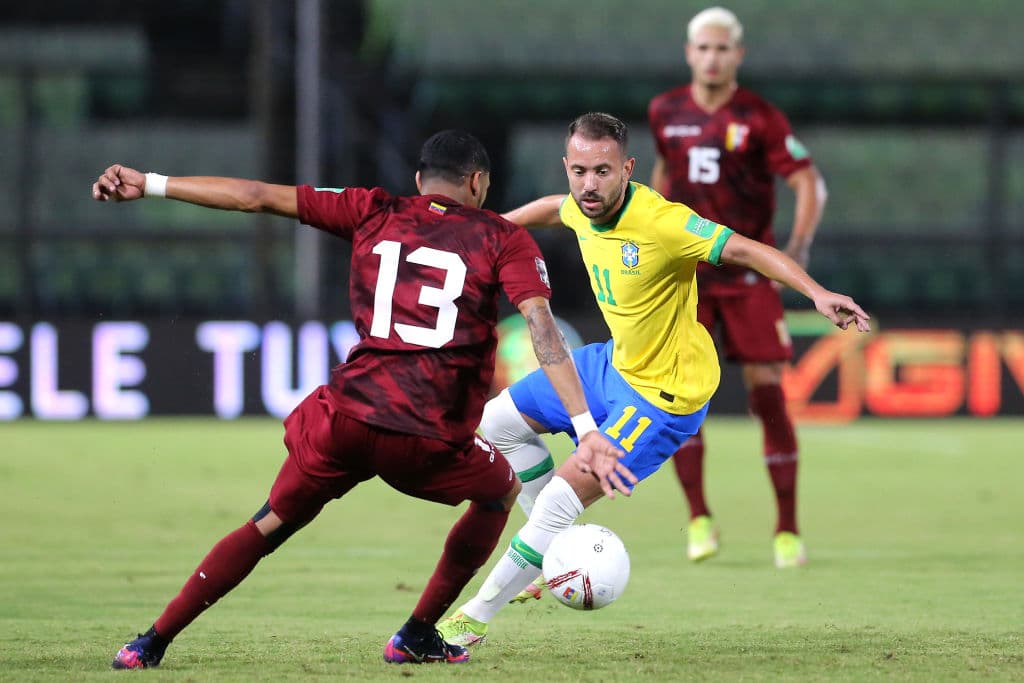 Marquinhos, Gabriel Barbosa y Antony son los encargados de anotar en la remontada de Brasil 1-3 sobre Venezuela.