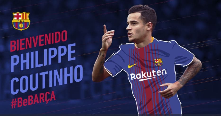 Philippe Coutinho es nuevo jugador del Barcelona