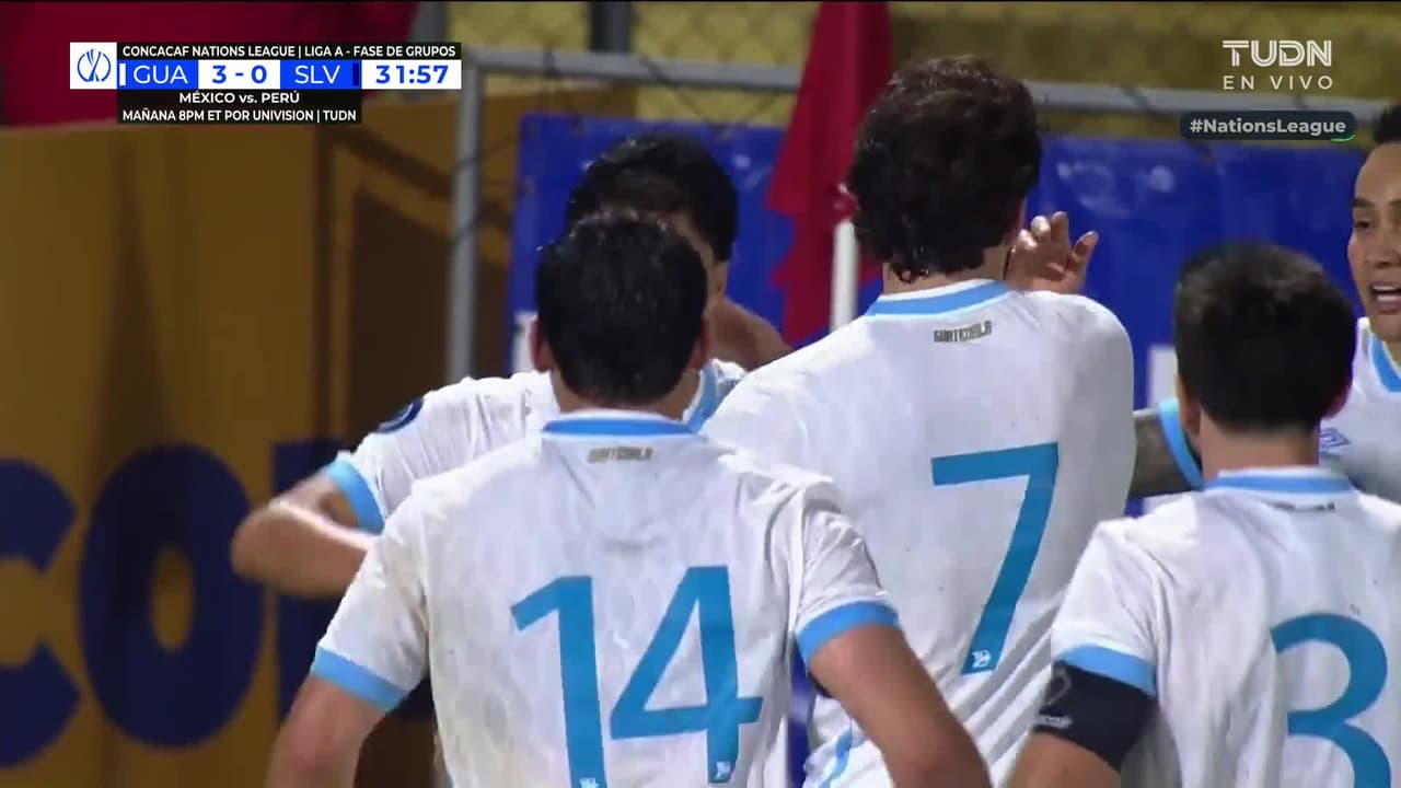 ¡3-0 Guatemala vs. El Salvador y este golazo es imperdible!