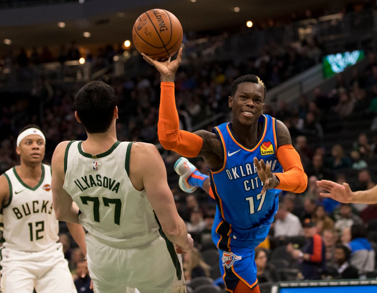 Thunder 127-116 Bucks: Dennis Schröder se destacó en el Fiserv Forum con 32 puntos, aunque Russell Westbrook logró un triple-doble de 11 rebotes, 15 puntos y 17 asistencias.