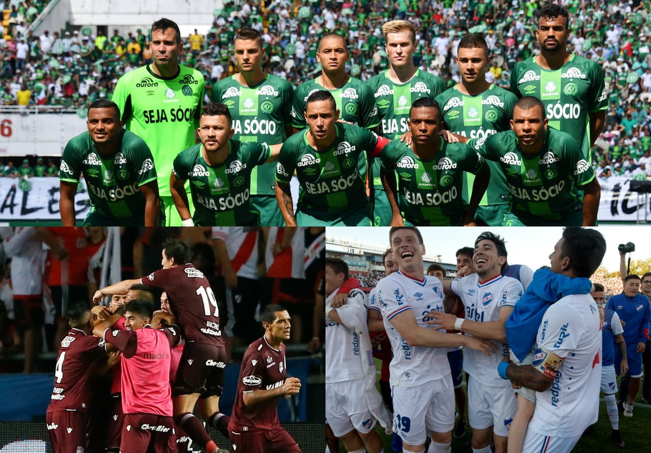 Así mismo, el Grupo 7 ya está completo con Chapecoense (BRA), Lanús (ARG), Nacional (URU) y Zulia (VEN).