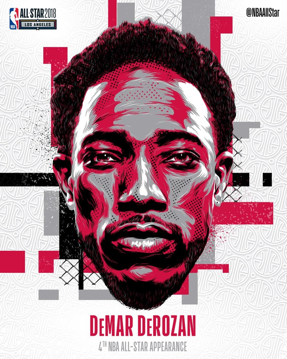 Conferencia del Este: 5 - DeMar DeRozan (998,999 votos de los fans)