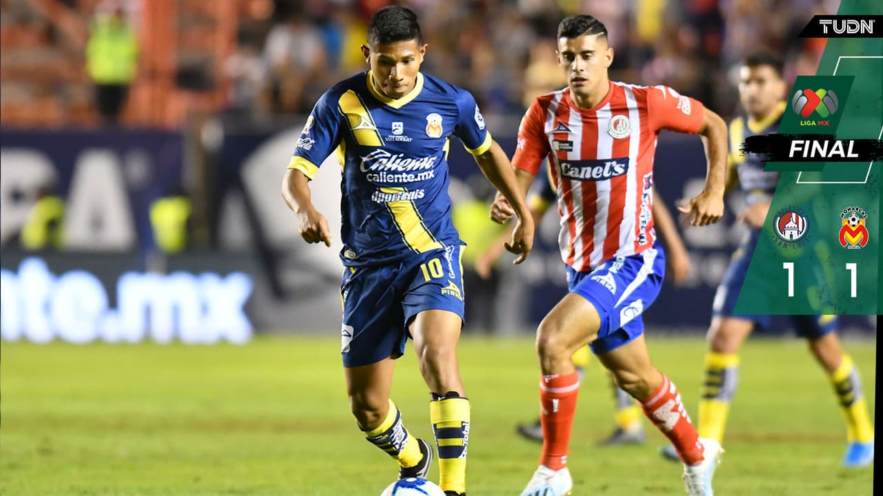 San Luis rescata un punto con nueve jugadores