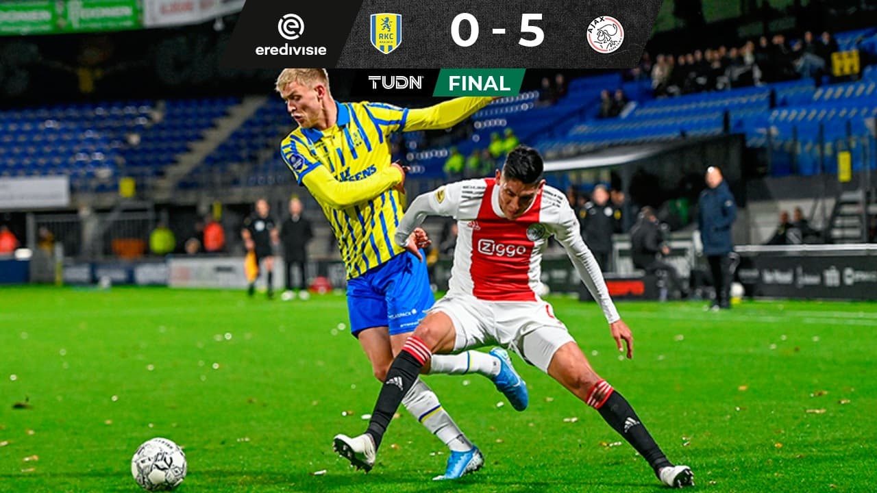 Ajax se afianza del liderato de la Eredivisie con goleada ante Waalwijk
