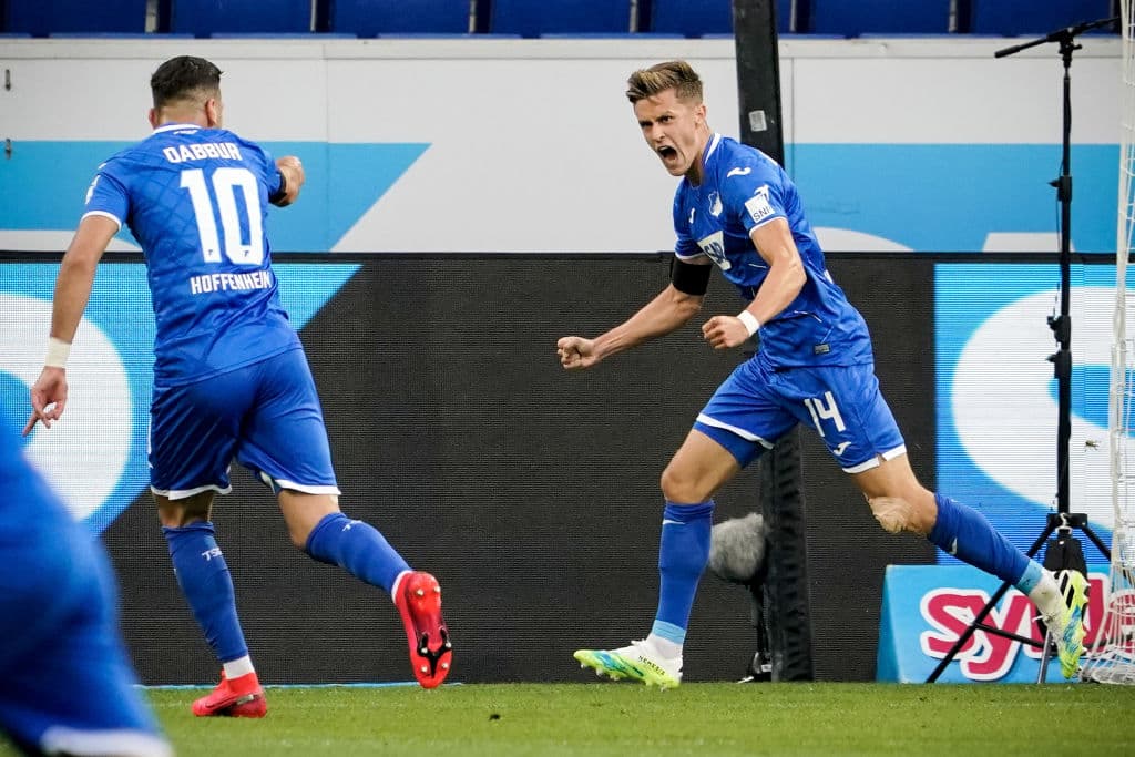 Baumgartner abre el marcador apenas a los 11 minutos de juego y pone el Hoffenheim adelante.