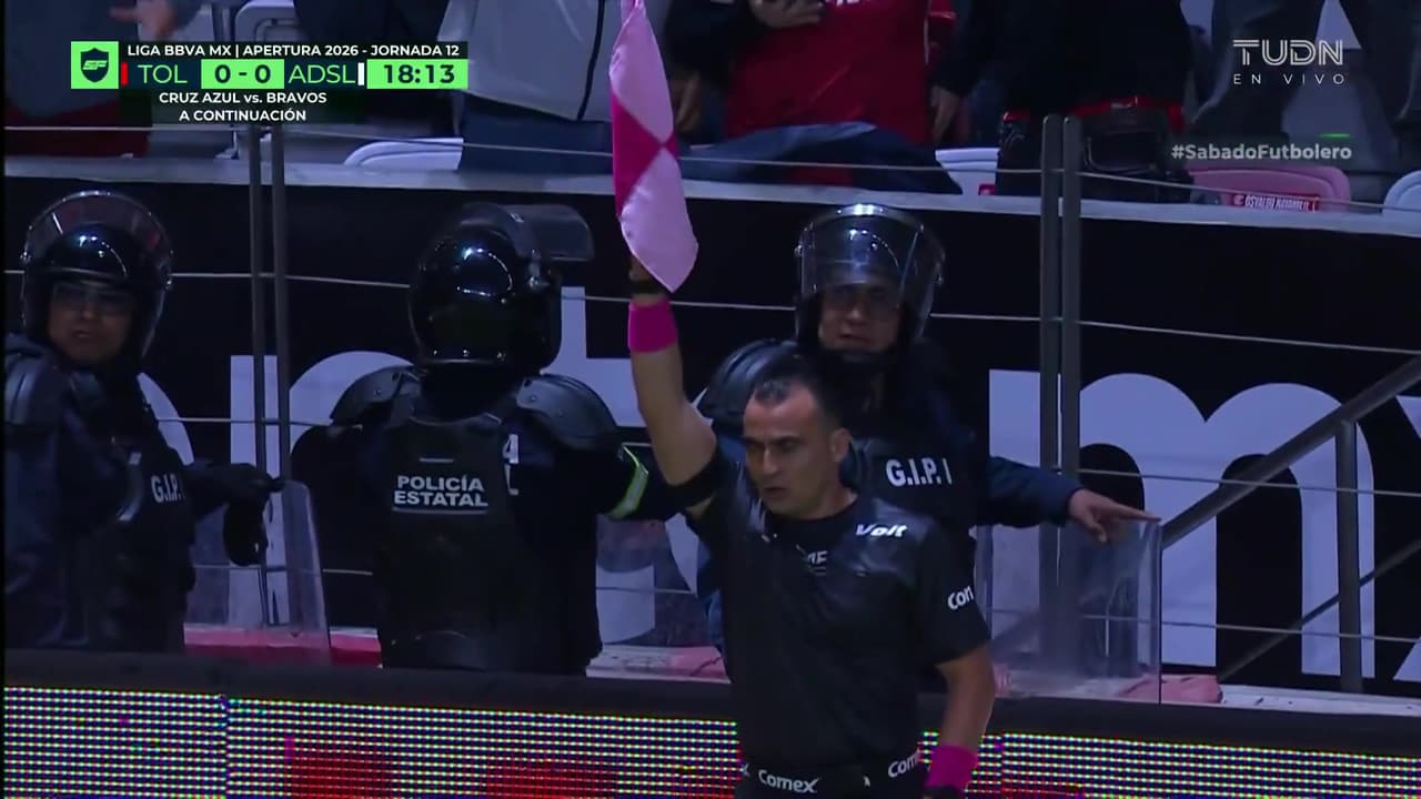 ¡No hay gol! Se anula la anotación del Toluca después de un previo fuera de lugar