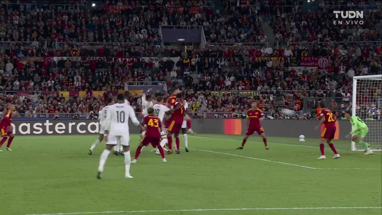 ¡GOL!  anota para Real Madrid. Antonio Rüdiger