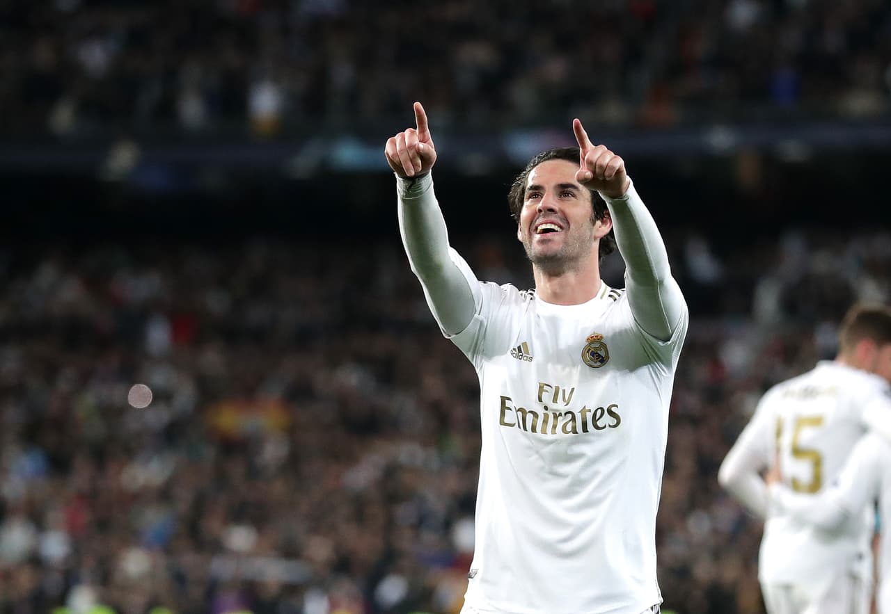 Zidane lo sabía, Isco se hizo presente en la pizarra con el 1-0 en el partido.