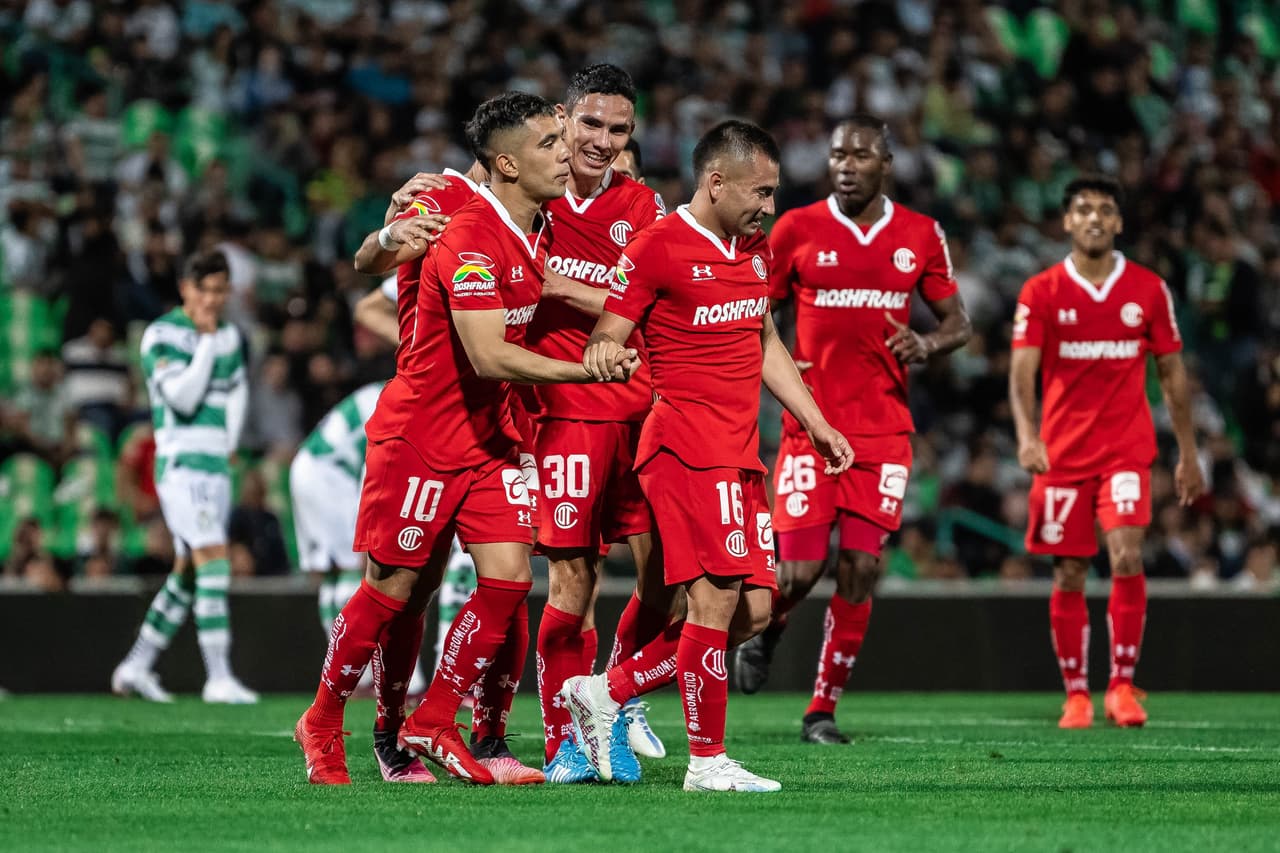Toluca goleó 0-5 a Santos en el TSM en partido pendiente de la Jornada 7 del Clausura 2023.