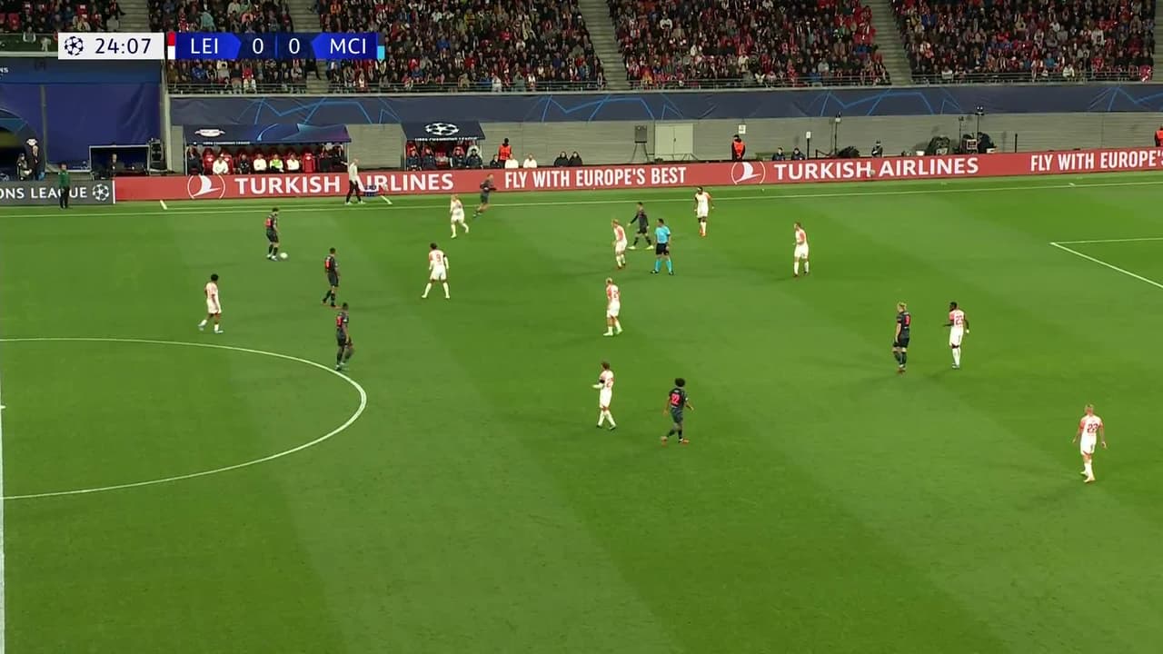 ¡Gol del Manchester City! Foden define machucado para el 1-0 ante RB Leipzig