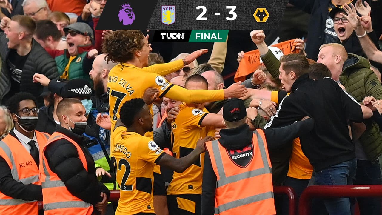 ¡Jiménez amuleto! Wolves hace increíble remontada al Aston Villa