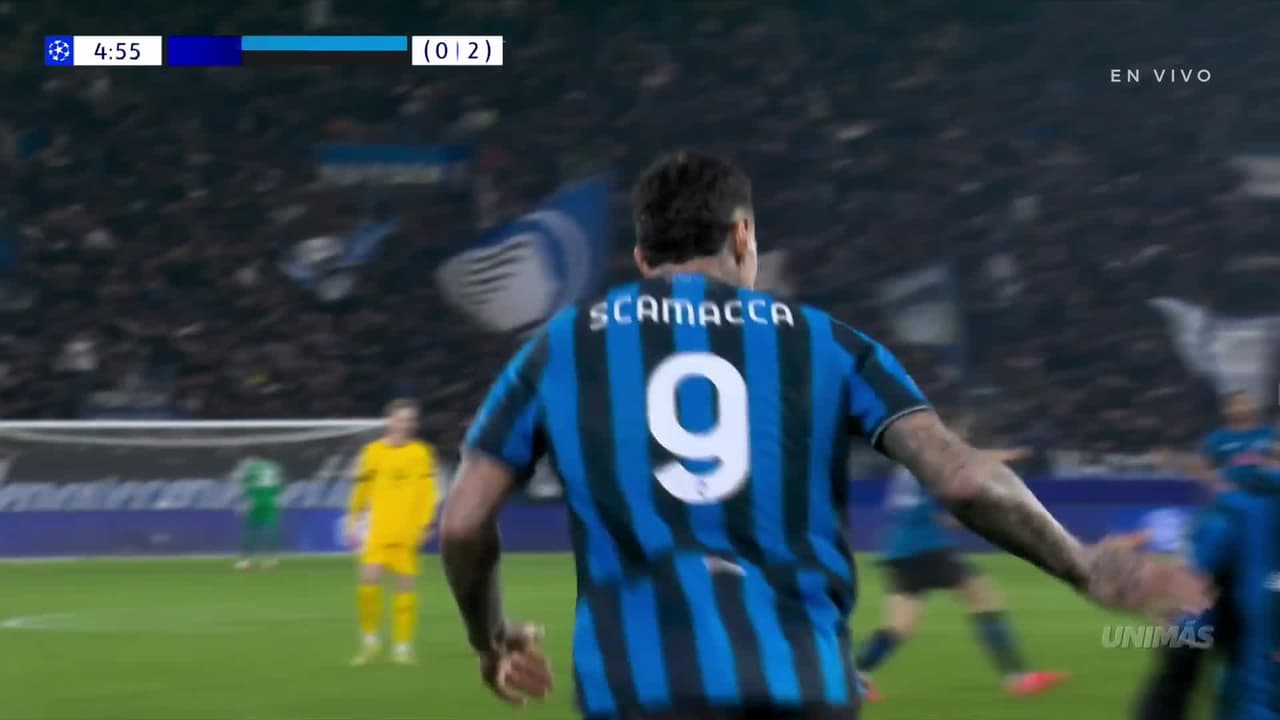 ¡Explota Bérgamo! Scamacca marca y Atalanta revive en la Champions