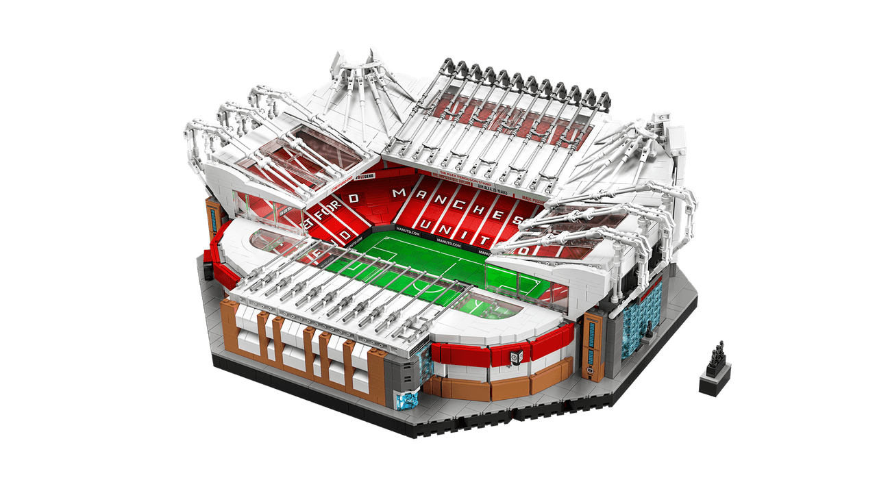 El modelo armable consta de 3,898 piezas. Está inspirado en el estadio, incluso con finos detalles para darle mayor realismo.