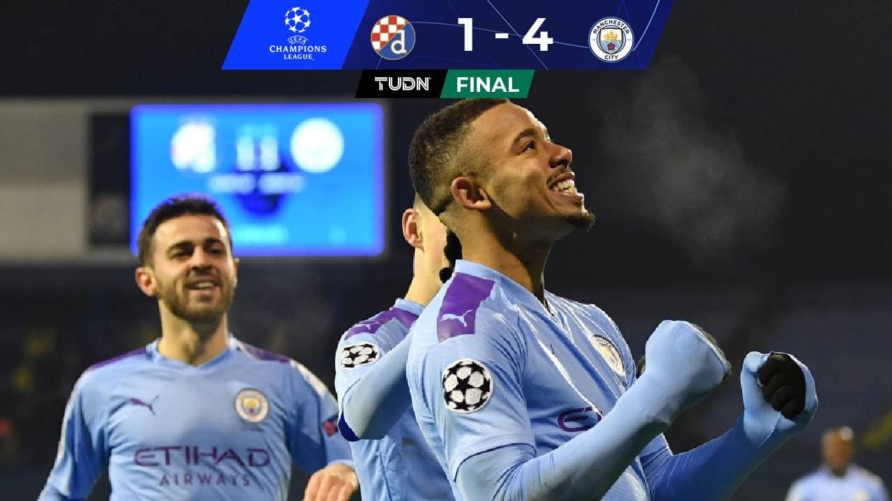 El City venció al Dinamo Zagreb y lo eliminó de la Champions