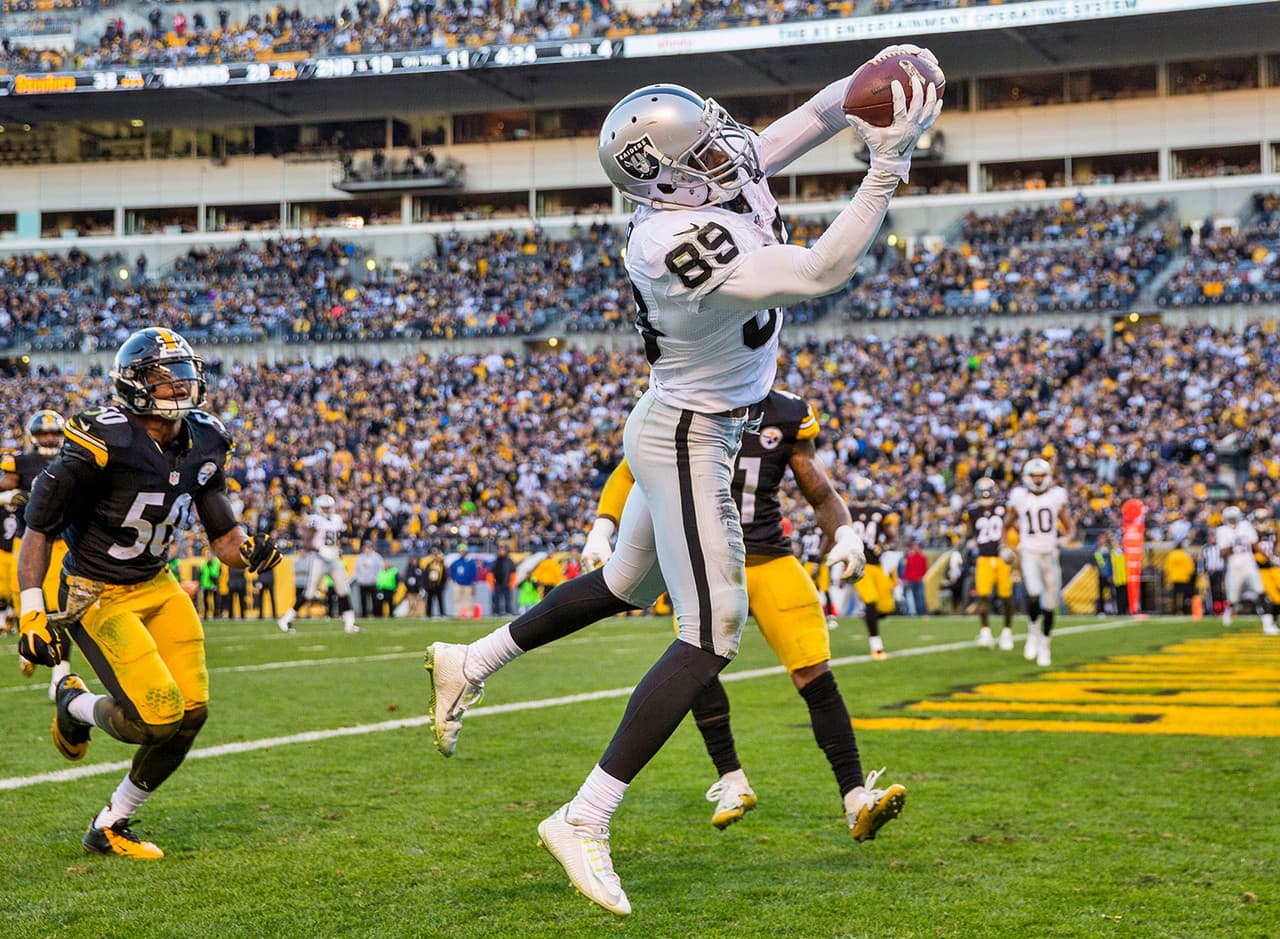 Receptor: Amari Cooper, Oakland Raiders (Posición en el Draft: Ronda 1, #4 global).