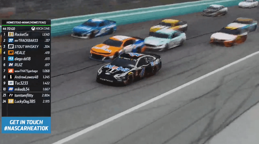 Con la presencia de dos pilotos de los Stock Cars en la vida real, se compitieron dos carreras por XBox y PS4.