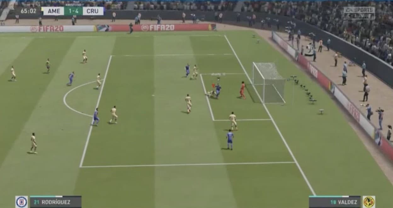 Santiago Giménez y la Máquina fueron los encargados de darle un baile y una goleada a las Águilas de Nicolás Benedetti.