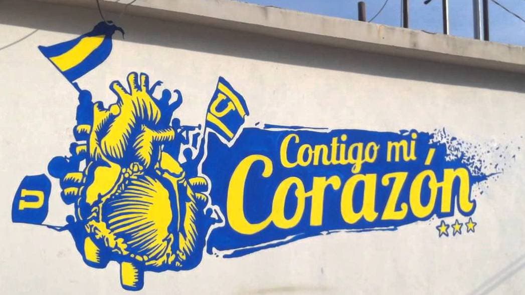 Uno más de los Libres y Lokos para sus amados Tigres: 'Contigo mi Corazón'.