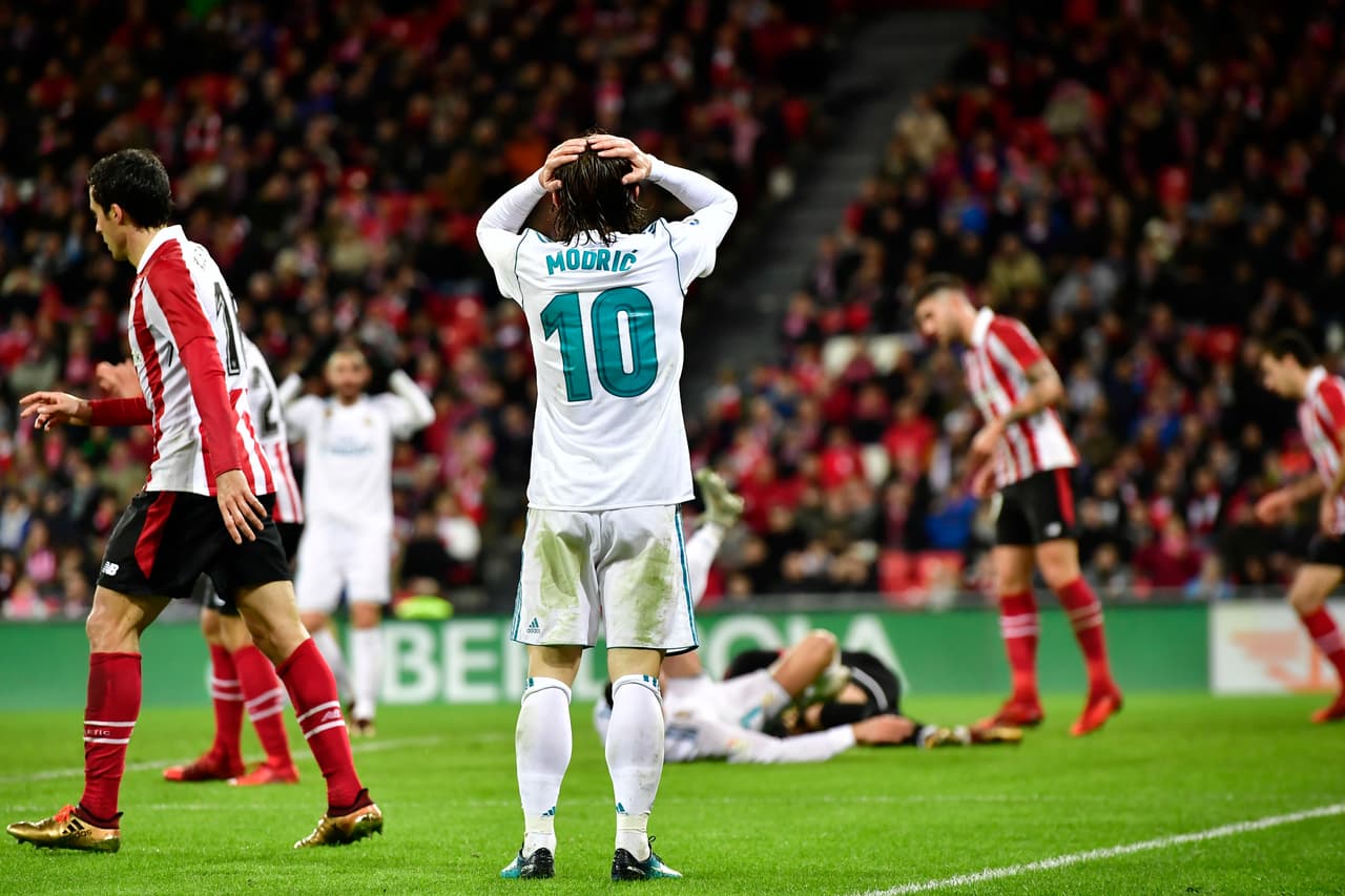 Hoy los merengues empataron sin goles ante un Athletic que supo defender su marco a toda costa.