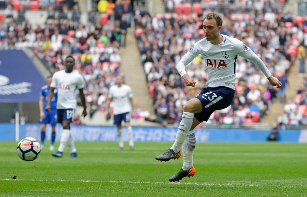 Christian Eriksen, mediocampista del Tottenham Hotspur, es otro de los futbolistas con talento e inteligencia en la nómina danesa. Titular indiscutido, suma 77 llamados y 21 goles para Dinamarca.